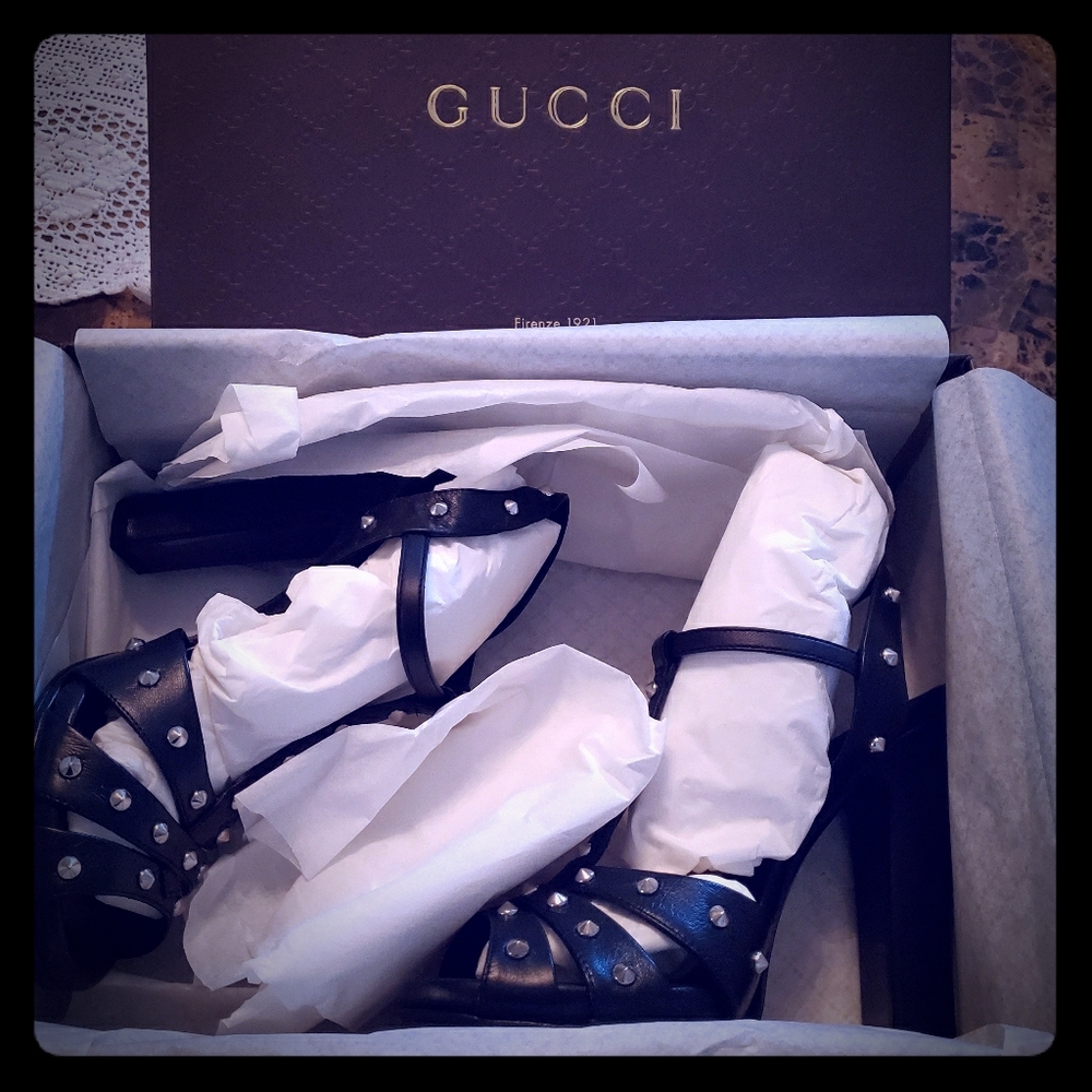 Gucci Melville Studded Heels